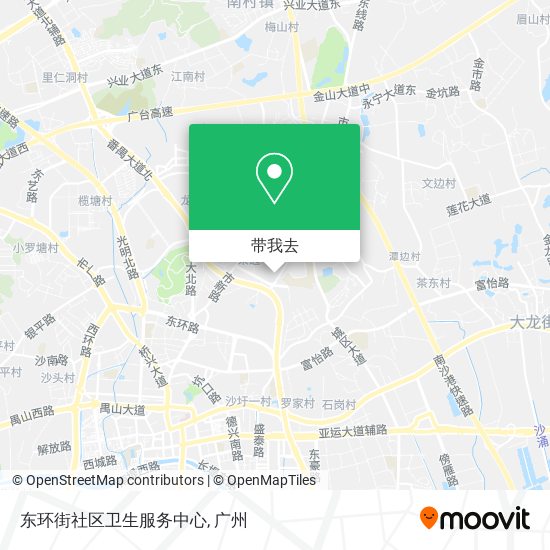 东环街社区卫生服务中心地图