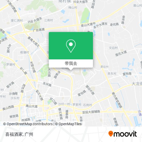 喜福酒家地图