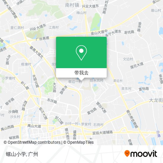 螺山小学地图
