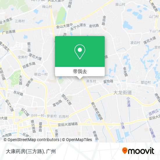 大康药房(三方路)地图