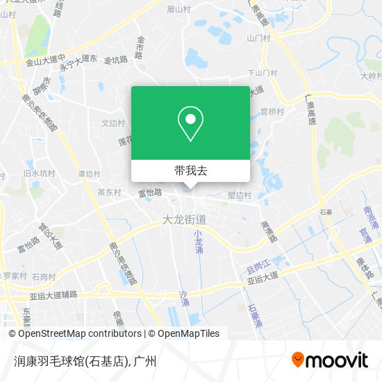 润康羽毛球馆(石基店)地图