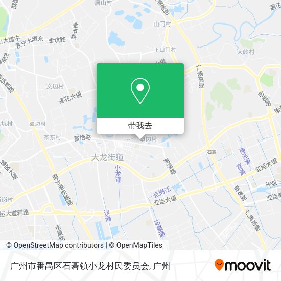 广州市番禺区石碁镇小龙村民委员会地图