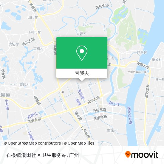 石楼镇潮田社区卫生服务站地图