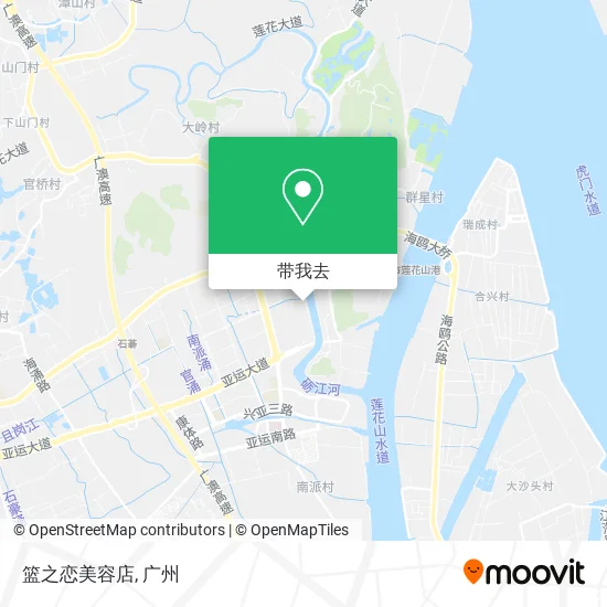 篮之恋美容店地图