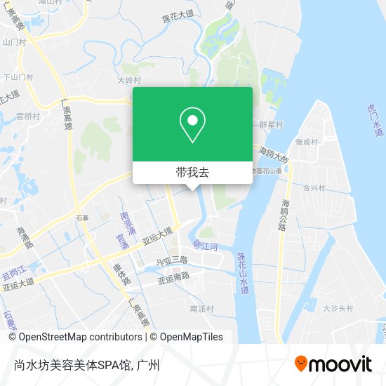 尚水坊美容美体SPA馆地图