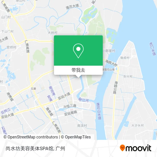 尚水坊美容美体SPA馆地图