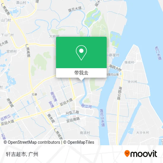 轩吉超市地图