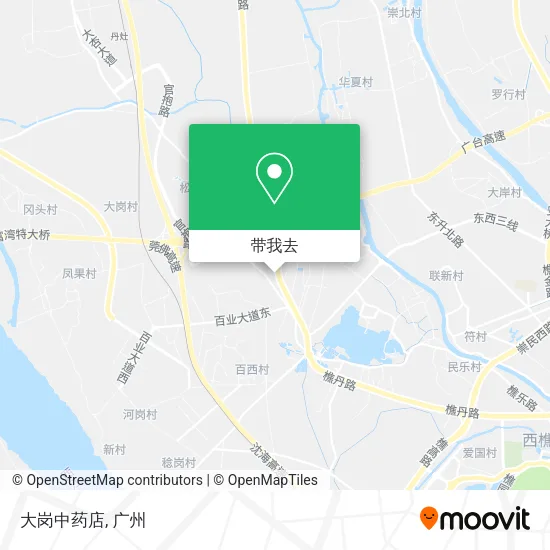 大岗中药店地图