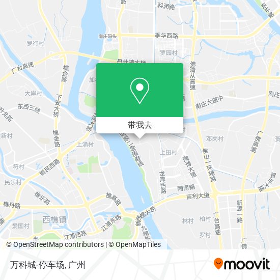 万科城-停车场地图