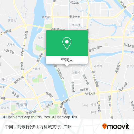 中国工商银行(佛山万科城支行)地图