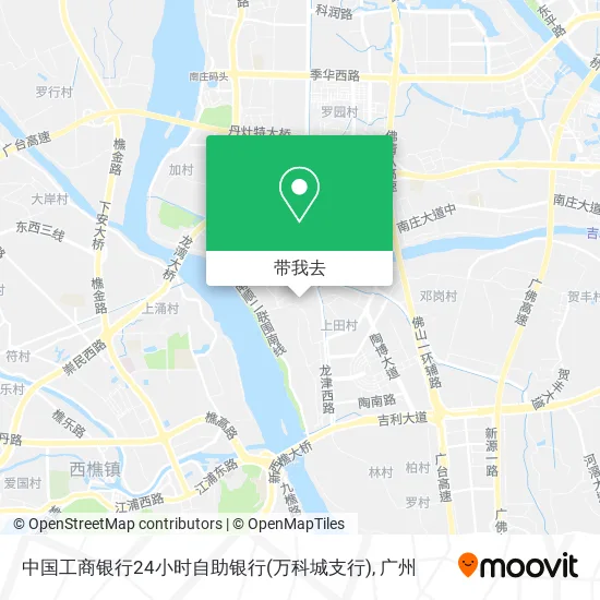 中国工商银行24小时自助银行(万科城支行)地图