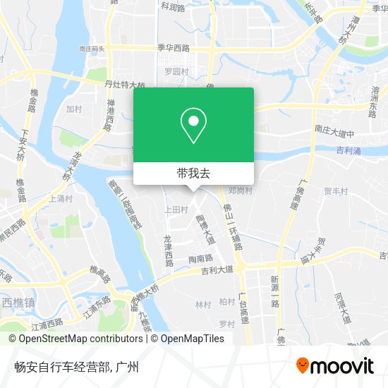 畅安自行车经营部地图