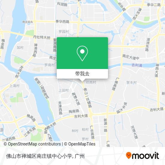 佛山市禅城区南庄镇中心小学地图