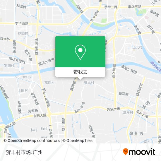 贺丰村市场地图