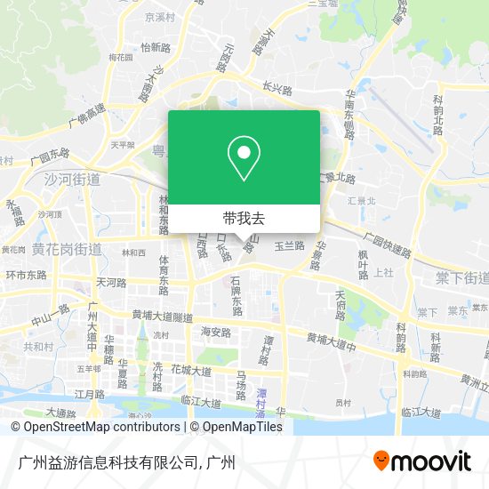 广州益游信息科技有限公司地图
