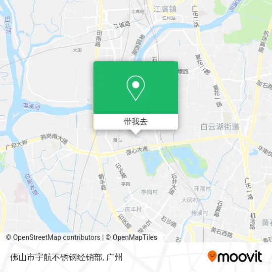 佛山市宇航不锈钢经销部地图