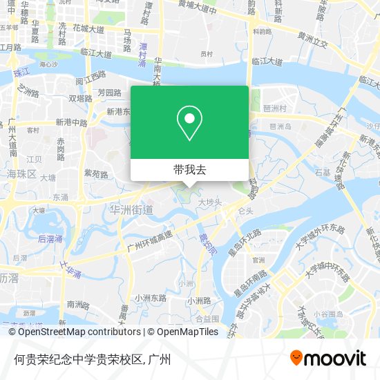 何贵荣纪念中学贵荣校区地图
