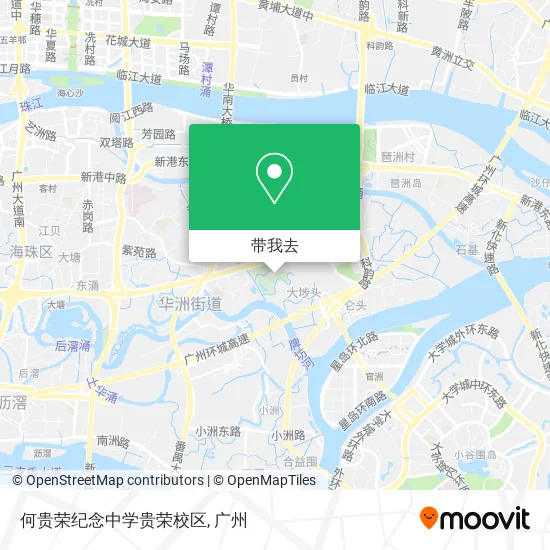 何贵荣纪念中学贵荣校区地图