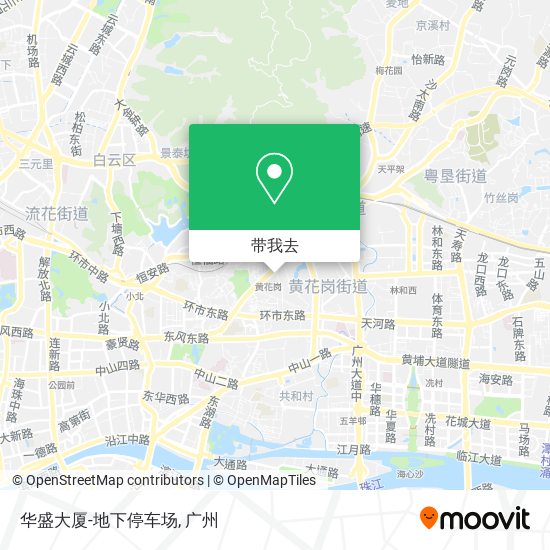 华盛大厦-地下停车场地图