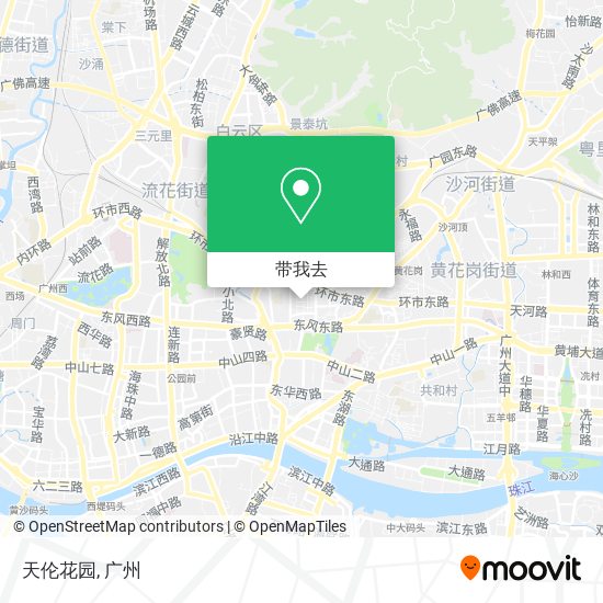 天伦花园地图