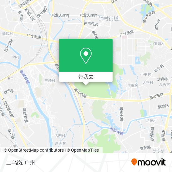 二乌岗地图
