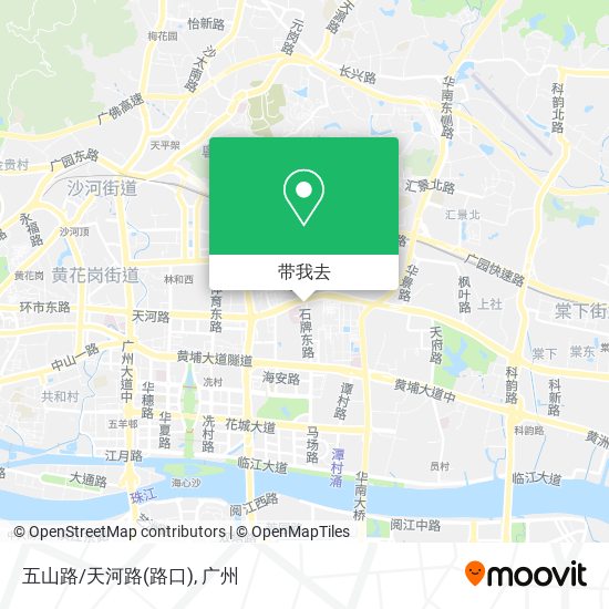 五山路/天河路(路口)地图