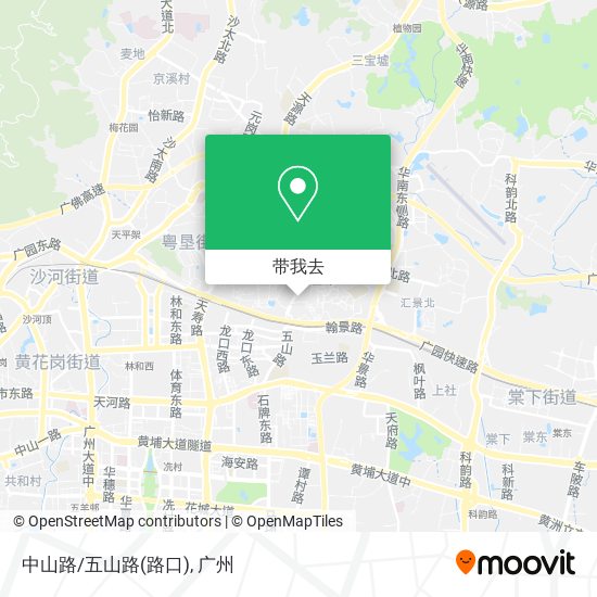 中山路/五山路(路口)地图