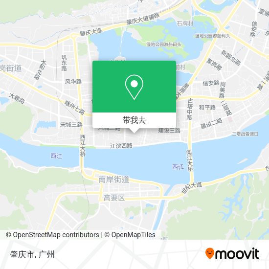 肇庆市地图