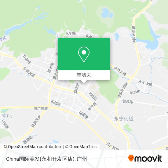 China国际美发(永和开发区店)地图