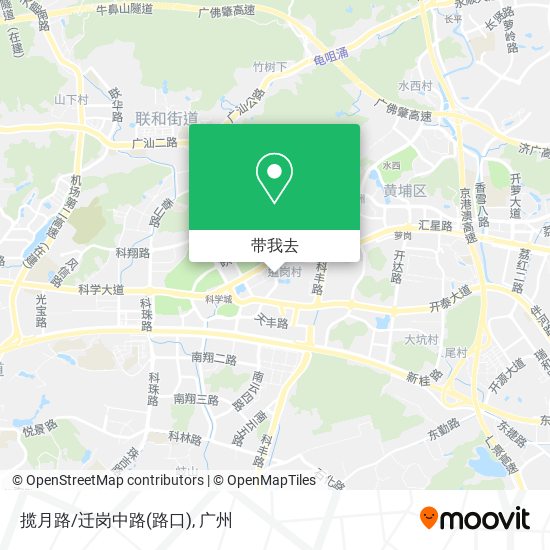 揽月路/迁岗中路(路口)地图