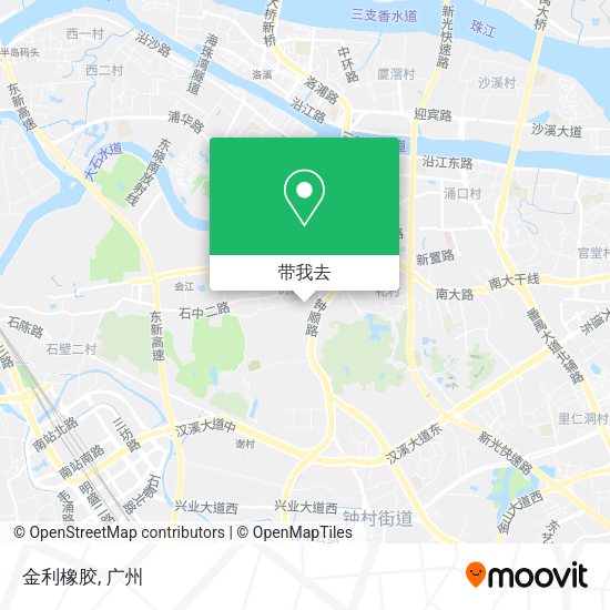 金利橡胶地图