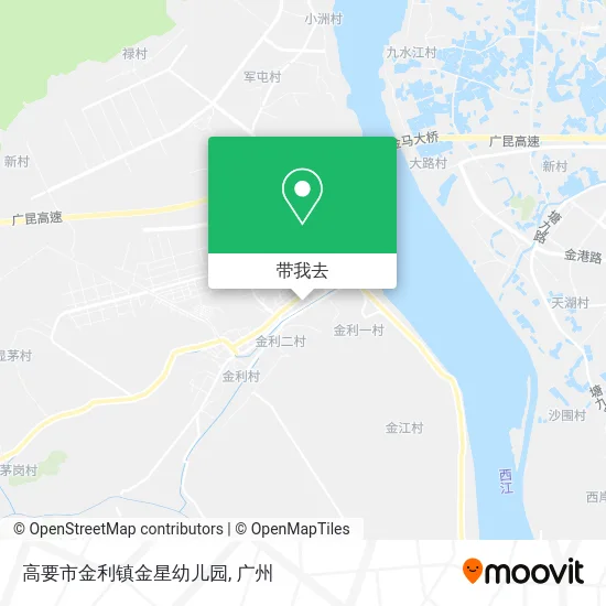 高要市金利镇金星幼儿园地图