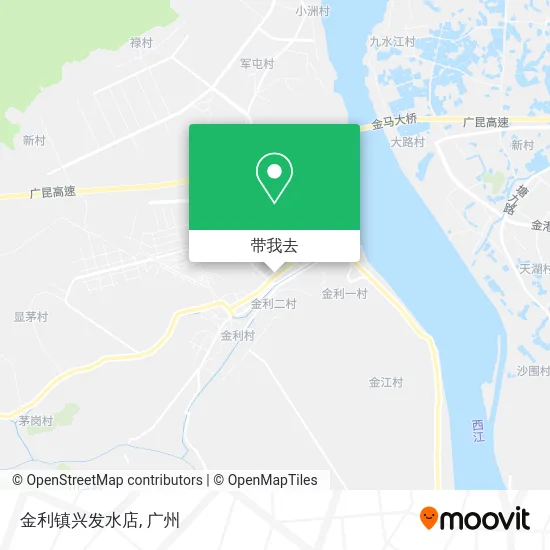金利镇兴发水店地图