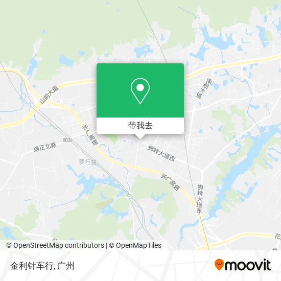 金利针车行地图