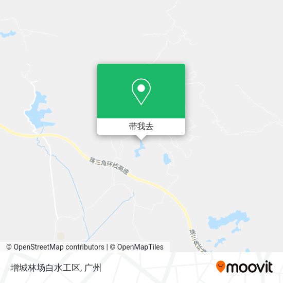 增城林场白水工区地图