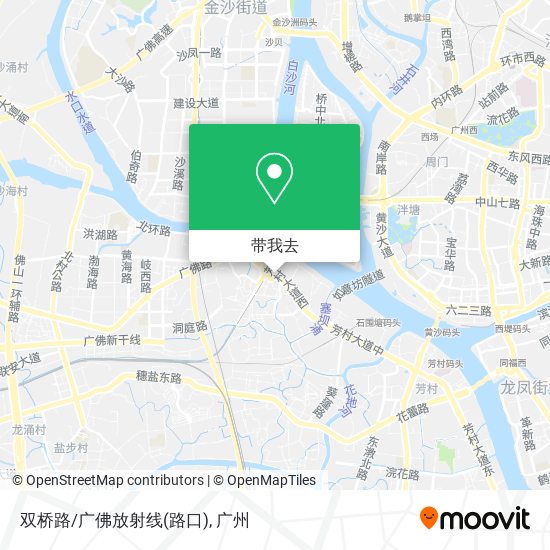 双桥路/广佛放射线(路口)地图
