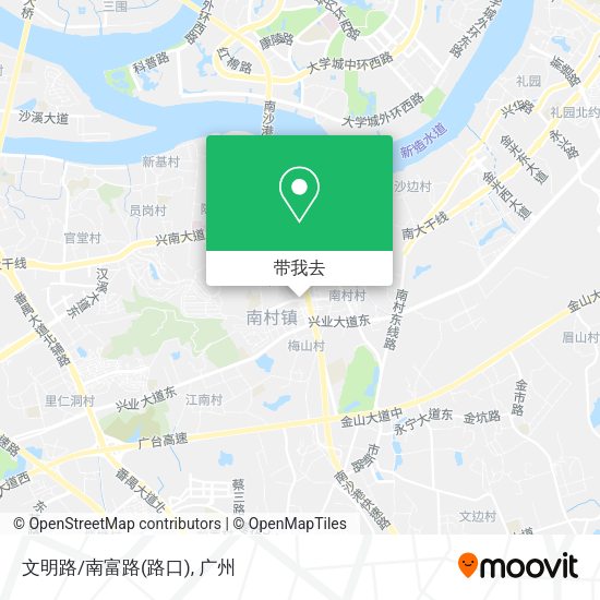 文明路/南富路(路口)地图