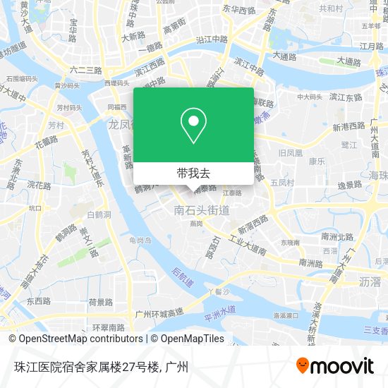 珠江医院宿舍家属楼27号楼地图
