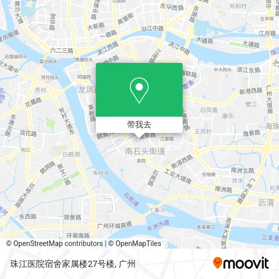 珠江医院宿舍家属楼27号楼地图