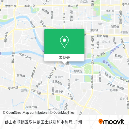 佛山市顺德区乐从镇国土城建和水利局地图