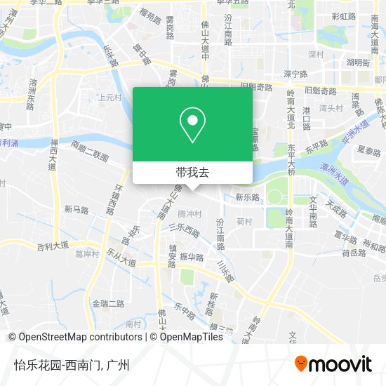 怡乐花园-西南门地图