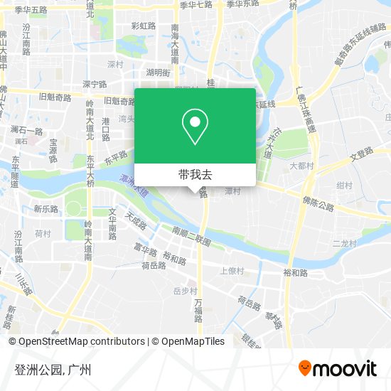 登洲公园地图