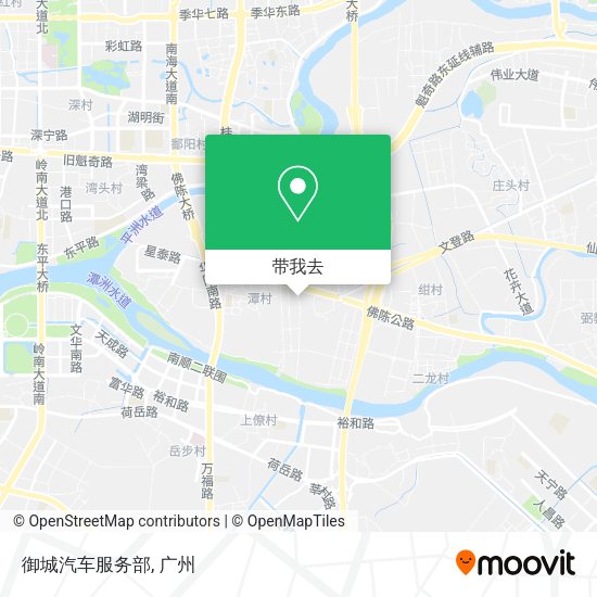 御城汽车服务部地图