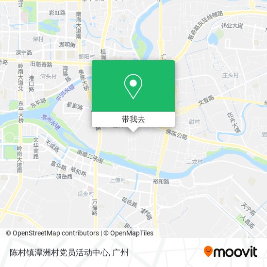 陈村镇潭洲村党员活动中心地图