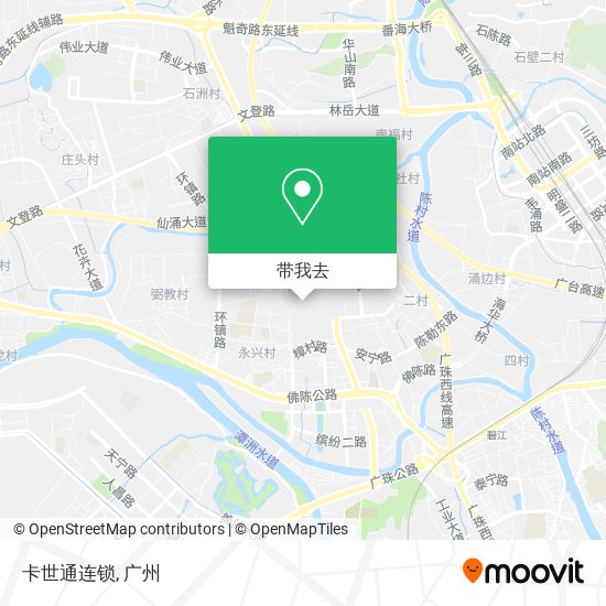 卡世通连锁地图