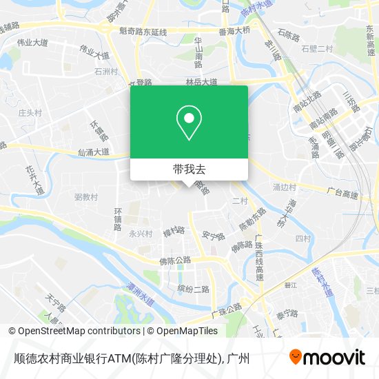 顺德农村商业银行ATM(陈村广隆分理处)地图