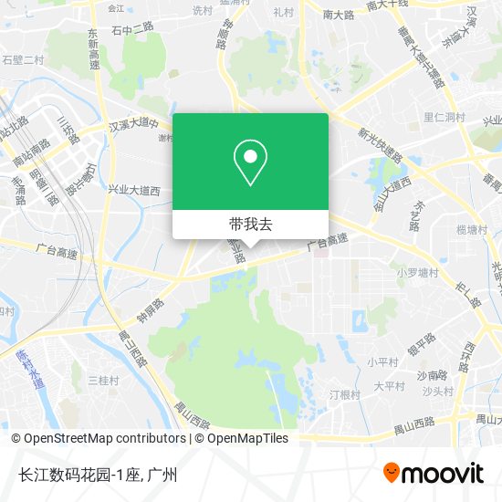 长江数码花园-1座地图