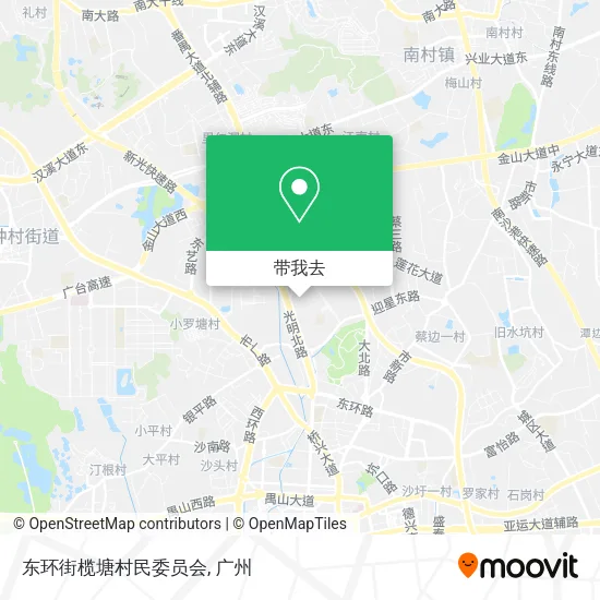 东环街榄塘村民委员会地图