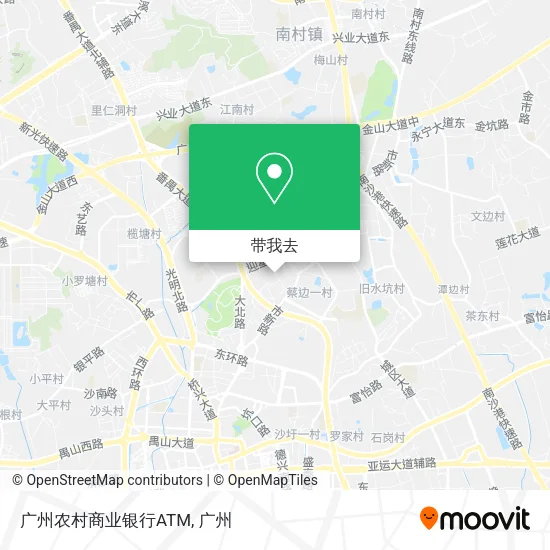 广州农村商业银行ATM地图