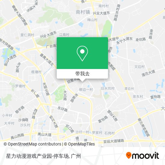 星力动漫游戏产业园-停车场地图